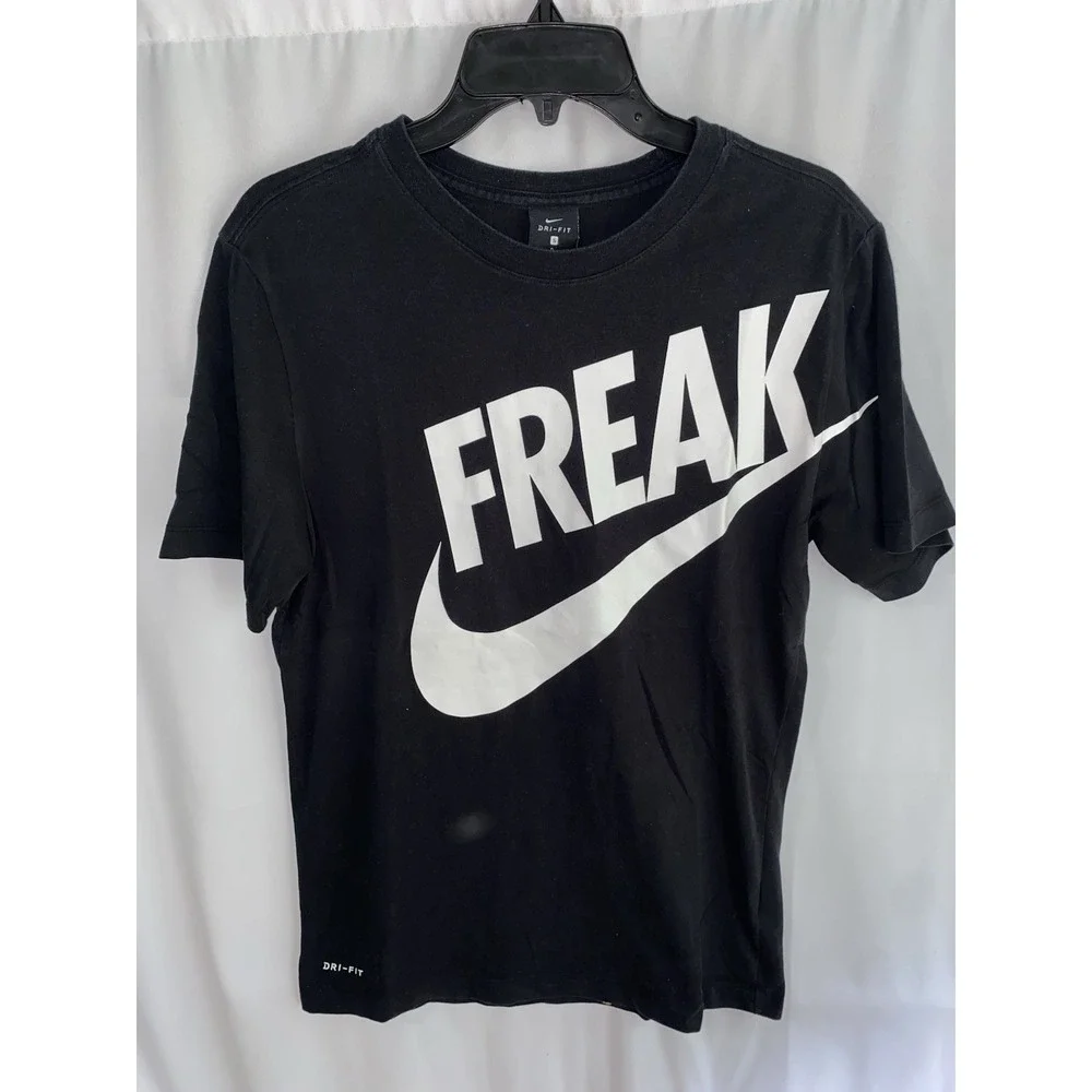 Nike Giannis Freak T-shirt Black Men's‎ Small Dri-Fit BV8265-010 Short Sleeve